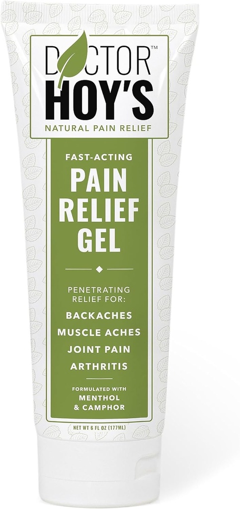 DOCTOR HOY'S Natural Pain Relief Gel, Topical Arnica Anti-Inflammatory Gel voor Artritis, gewrichtspijn, en spierlijnen - schone, veilige en effectieve pijnverlichting