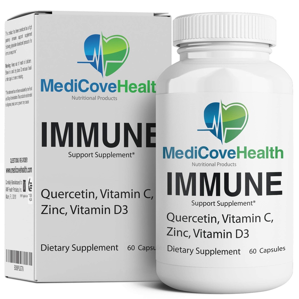 Ivory Caps Immune Support: Quercetin, Vitamine C, Zinc, Vitamine D3