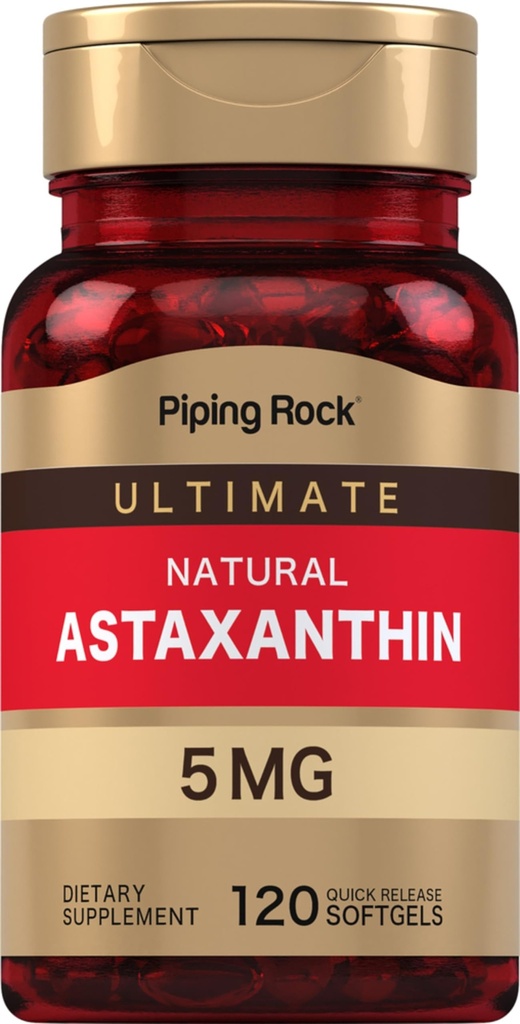 Piping Rock Astaxanthine Supplement 5mg 