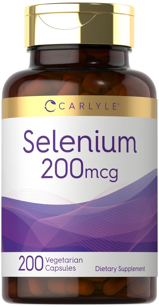 Carlyle Gistvrij Selenium 200 mcg 