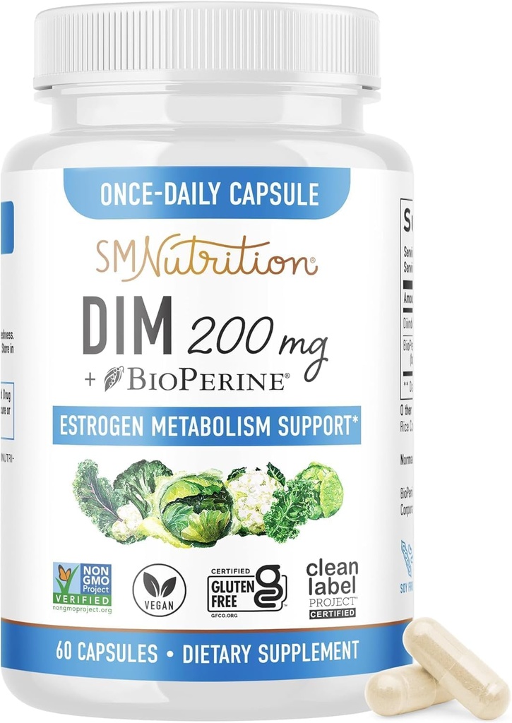 Supplement 200 mg Estrogeenbalans voor vrouwen en mannen Hormonal Acne, Hormone Balance, Menopauze & Antioxidant Ondersteuning 