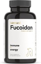 Certified Organic Fucoidan 500 mg Pure Atlantic Patagonian, BB536® Probiotica, Fucoidan Specialisten voor meer dan 20 jaar, Immune + Energy, 60 plantaardige capsules (1 fles)