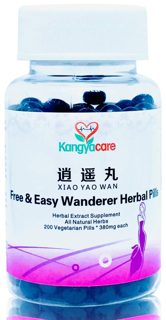 Xiao Yao Wan - Pilules d'herbes wanderer libres et faciles - Soutien Cycles irréguliers, Syndrome prémenstruel, Stress, Malformation mammaire, Ménopause - Promouvoir la santé des femmes - Tous naturels - 200ct (1)