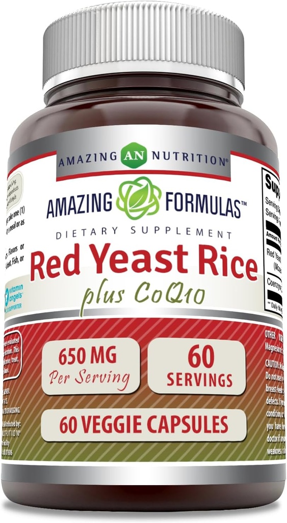 Verbazingwekkende Formules Red Gist Rice 600 Mg Plus Coq10 50 Mg 