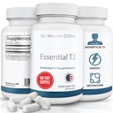 Dr. Westin Childs Essential T2 - T2 Thyroid Support Supplement met bio-identical 3,5 Diodo-l-thyronine voor hypothyreoïdie, Hashimoto's, thyroïdectomie & Rai, non GMO, 60 dagen levering