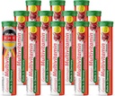 T&D allemand Multvitamine + minéraux 10 vitamines 2 minéraux - 240 boissons véganes comprimés effervescents - grenade saveur - Fabriqué en Allemagne