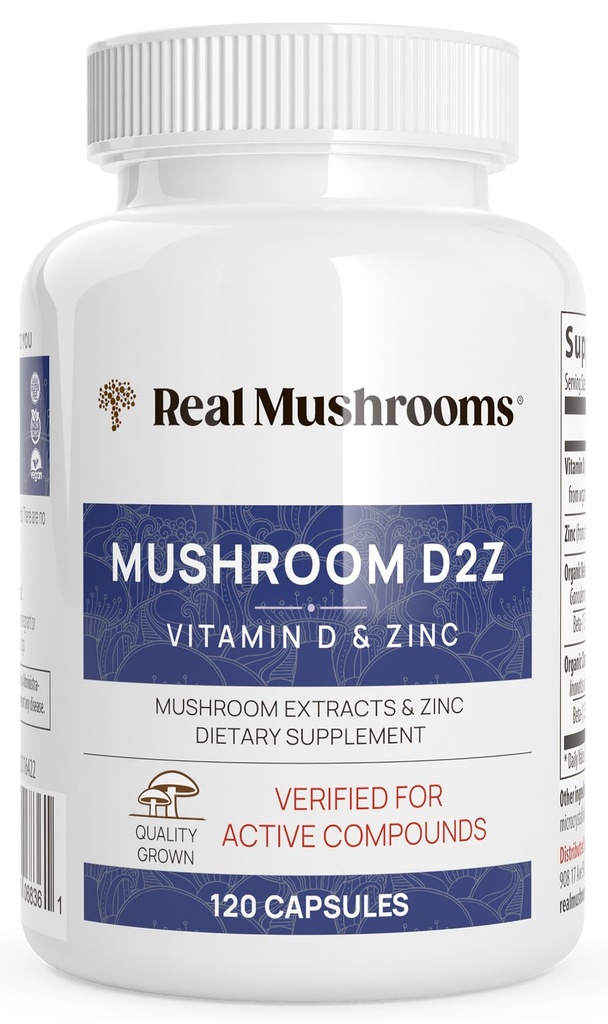 Real Pays Zink en Vitamine D2 Capsules 