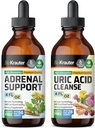 BIO KRAUTER Adrenal Support Tinctuur 4 Fl. Oz. & Uric Acid Support Tinctuur 4 Fl. Oz.
