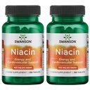Swanson Niacin (Vitamine B3) - Vitaminesupplement ter ondersteuning van de gezondheid van het hart en de koolhydraten Metabolisme - bevordert de productie van natuurlijke energie - (250 tabletten, 100 mg NE) (2 verpakkingen)