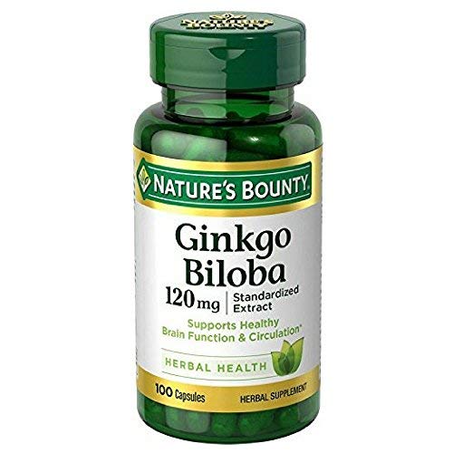 Nature's Bounty Ginkgo Biloba 120 mg, 100 capsules (verpakking van 2)
