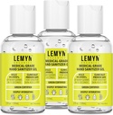 Medical Grade Hand Sanitizer Gel - 97% ORGANISCHE - 2 FL.OZ VERPAKKING VAN 3