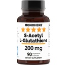 MONOHERB S-Acetyl L-glutathion 200mg - 90 Vegetarische Capsules