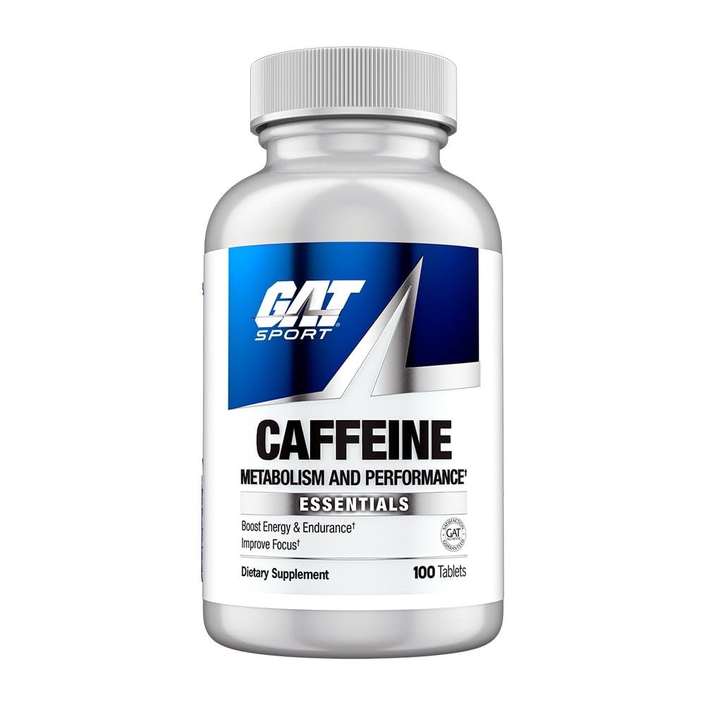 GAT Sport Essentials Métabolisme et performance de la caféine, 100 comprimés