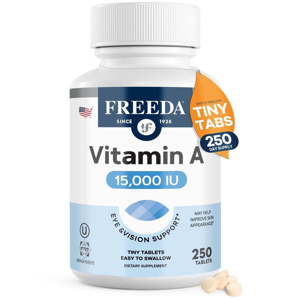 Freeda Vitamine A 15.000 IE Retinyl Palmitate 