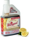 Thé au citron inexploité Mapleaid - 20 portions 16 fl oz bouteille en vrac Sirop d'érable biologique, jus de citron et thé noir Carburant énergisant Electrolytes & caféine naturellement alimenté par Pure Vermont Maple