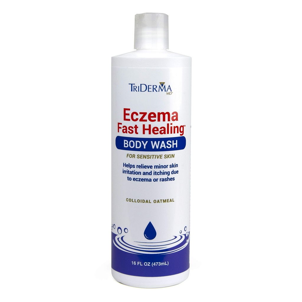 TriDerma Eczeem Snelle genezing body wash voor gevoelige huid 16 Ounces