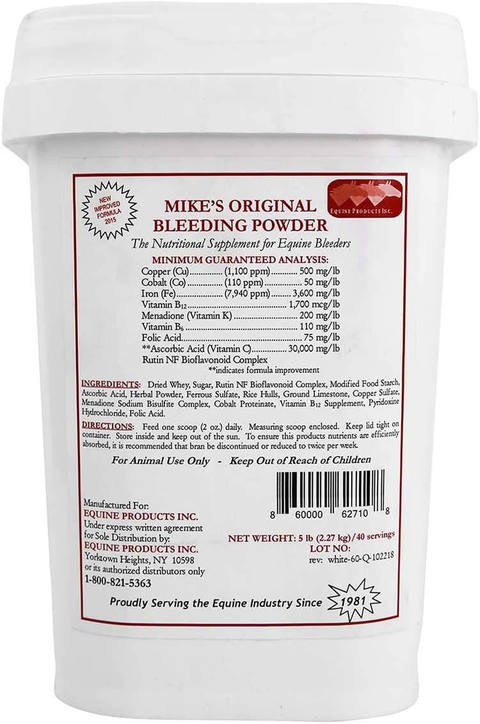 Equine Products Inc., Mikes Original Bloeding Powder 5 Pond