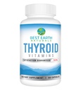 Meilleur supplément de soutien thyroïde Earth Naturals pour les femmes et les hommes - 60 capsules
