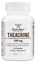 Theacrine (Teacrine) 100 Mg, 60 Capsules - Energie en Focus Supplement (Simulair aan Cafeïne pillen maar meer subtiel en langer duurde) Non-GMO en Glutenvrij door dubbel hout
