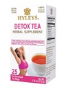 Hyleys Detox Tea for Cleanse – Thé noir avec gingembre, miel et cannelle – 25 sachets de thé (1 pack) – soutient la digestion, la désintoxication et le dégel