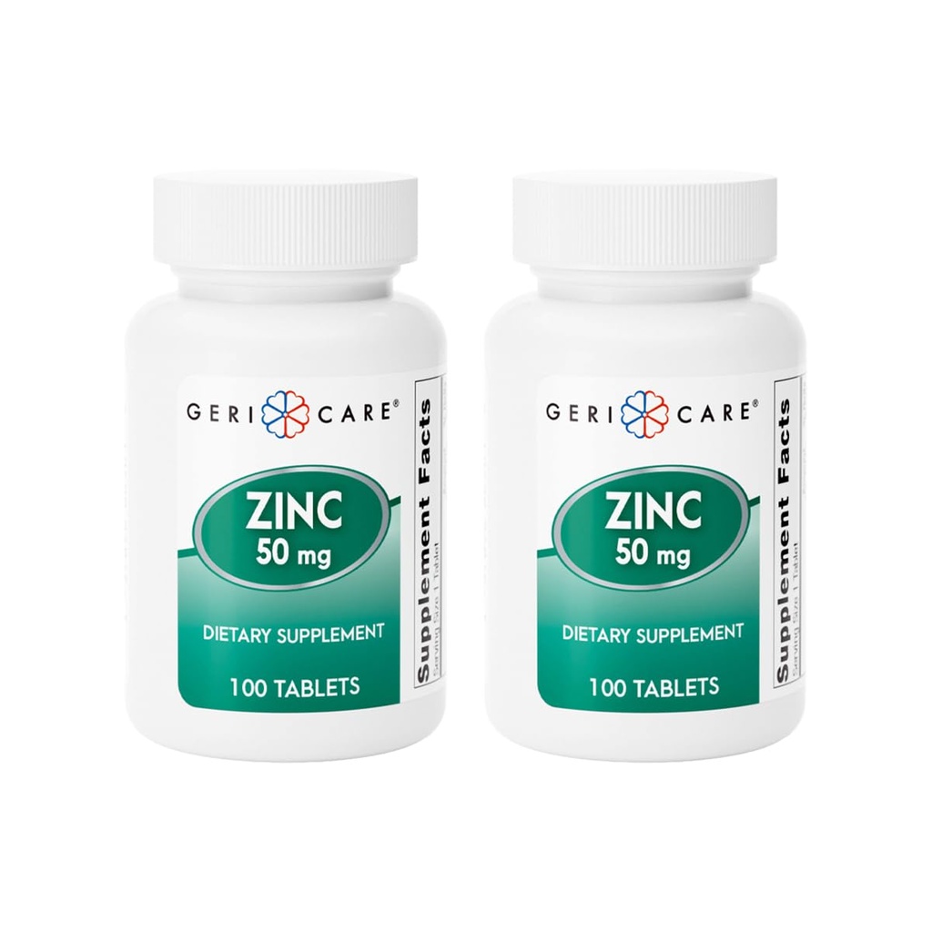 Comprimés de sulfate de zinc 50mg par Geri-Care