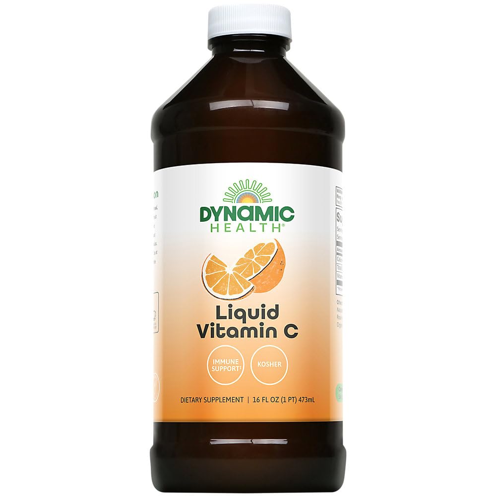 Dynamic Health Liquid Vitamin C - Verminderde bot: 10039: Liq, Citrus (Btl-Plastic) 1000mg 16oz