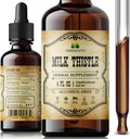 Milk Thistle Liver Detox All-Natural Silymarin Extract for Liver Cleanse, Immune Support & Skin Health
