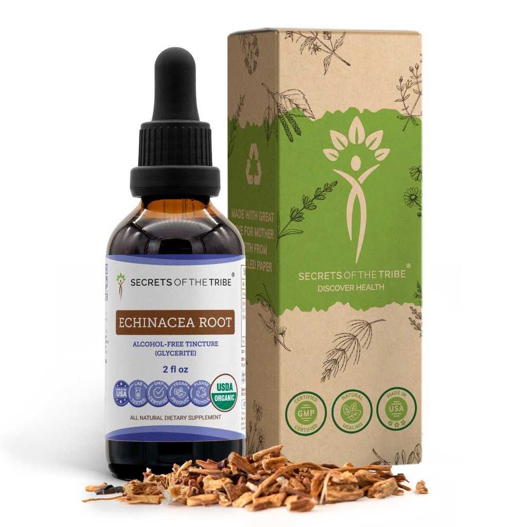 Echinacea Root USDA Organische Tinctuur 