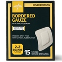 Medline Bordered Gauze, 2" x 2" Kleefeiland Wound Dressing, Steriel, 15 Graaf