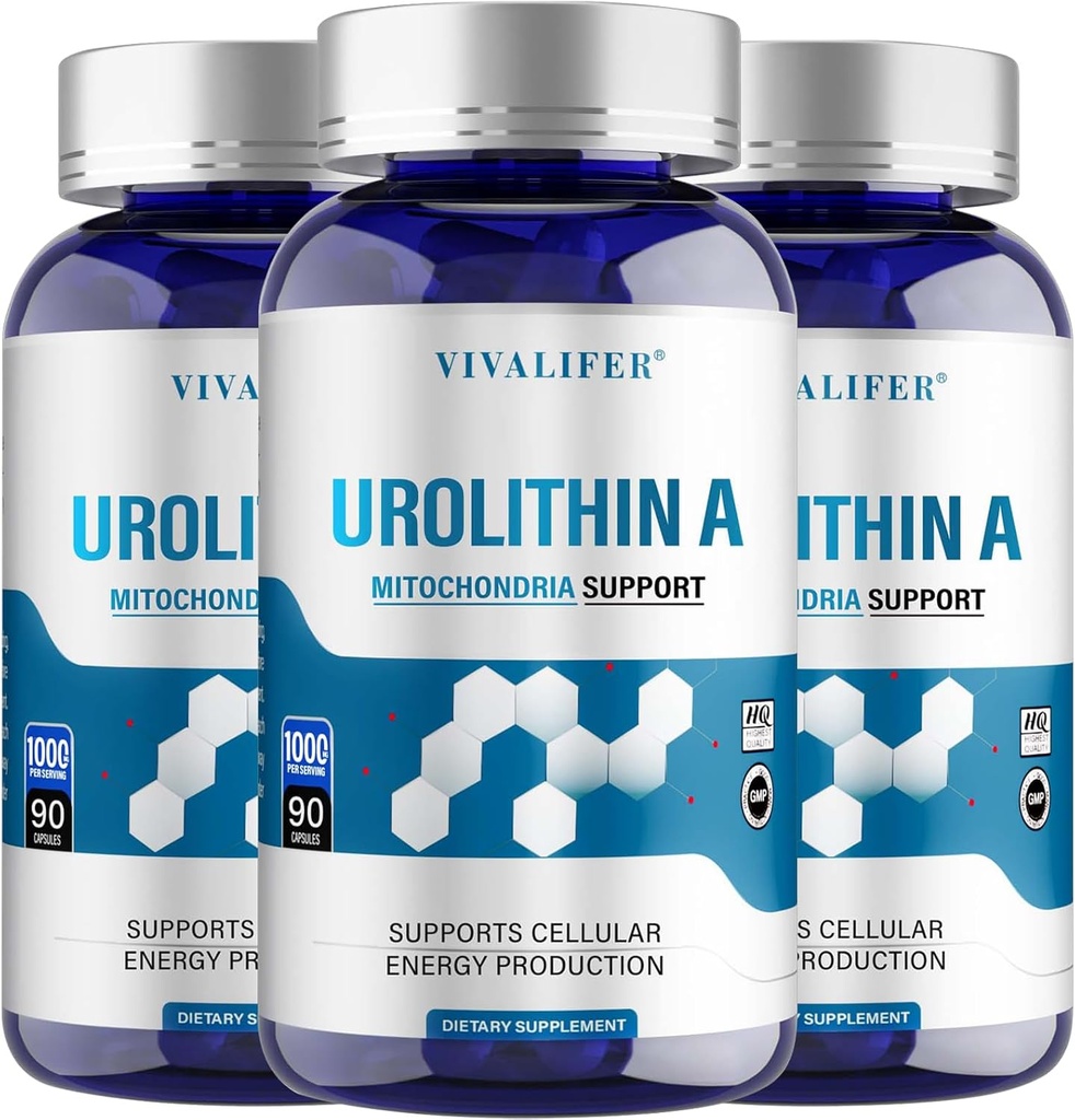 Urolithin A Supplement 1000 mg, 270 Softgels Krachtige antioxidant bescherming, bevordering van gezonde veroudering en Mitochondriale gezondheid en cel reparatie ondersteuning voor mannen en vrouwen