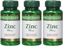 Nature's Bounty Zink 50 mg Caplets 100 ea (verpakking van 3)