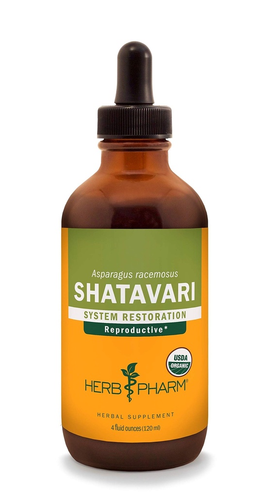Herb Pharm Certified Biologische Shatavari Liquid Extract voor vrouwelijke reproductieve systeem ondersteuning - 4 Ounce