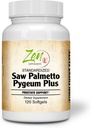 Saw Palmetto & Pygeum Plus - Prostate Support Supplement voor Prostaat- en urinetrekgezondheid inclusief frequente urineren, Beta-Sitosterol ondersteunt DHT-blokker voor haarverliespreventie 120-Softgel