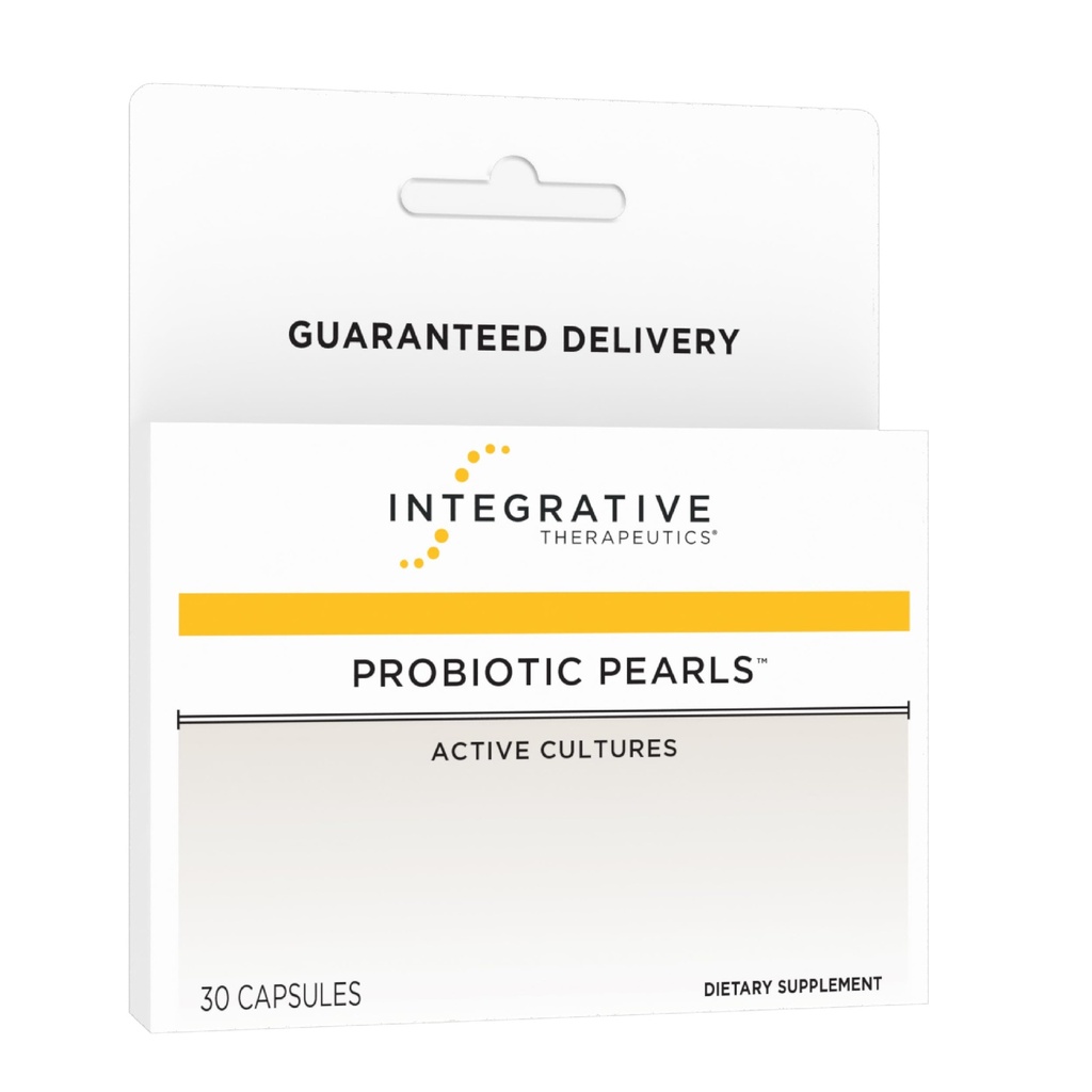 Integrative Therapeutics Probiotic Pearls - Daily Digestief Supplement for Gut Health Support* - Probiotic Capsules for Immune Health Support* - Soy-Free - 30 Count (30 Servings)