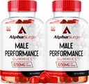 LIVORKA Alpha Surge voor mannen - Alpha Surge Gummies voor man, Alfa Surge Gummies 1050mg, Alpha Surge XL Gummie, Alphasurge Gummies, Alfa Sugre Man, 120 Gummies voor 2 maanden