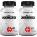 Research Labs 2 voor 1 Promo 240 Collageen Pillen - 6000 mg per dag. Gras Fed anti-aging ondersteuning voor huid, gewrichten, tendons, botten, haar en nagels. Paleo Friendly. Collageen Peptides Powder Supplement ...