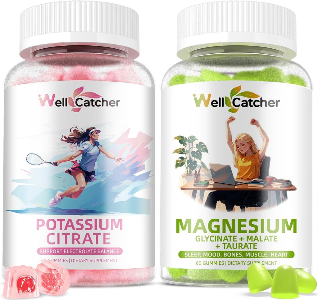 Kalium Magnesium Gummies voor mannen