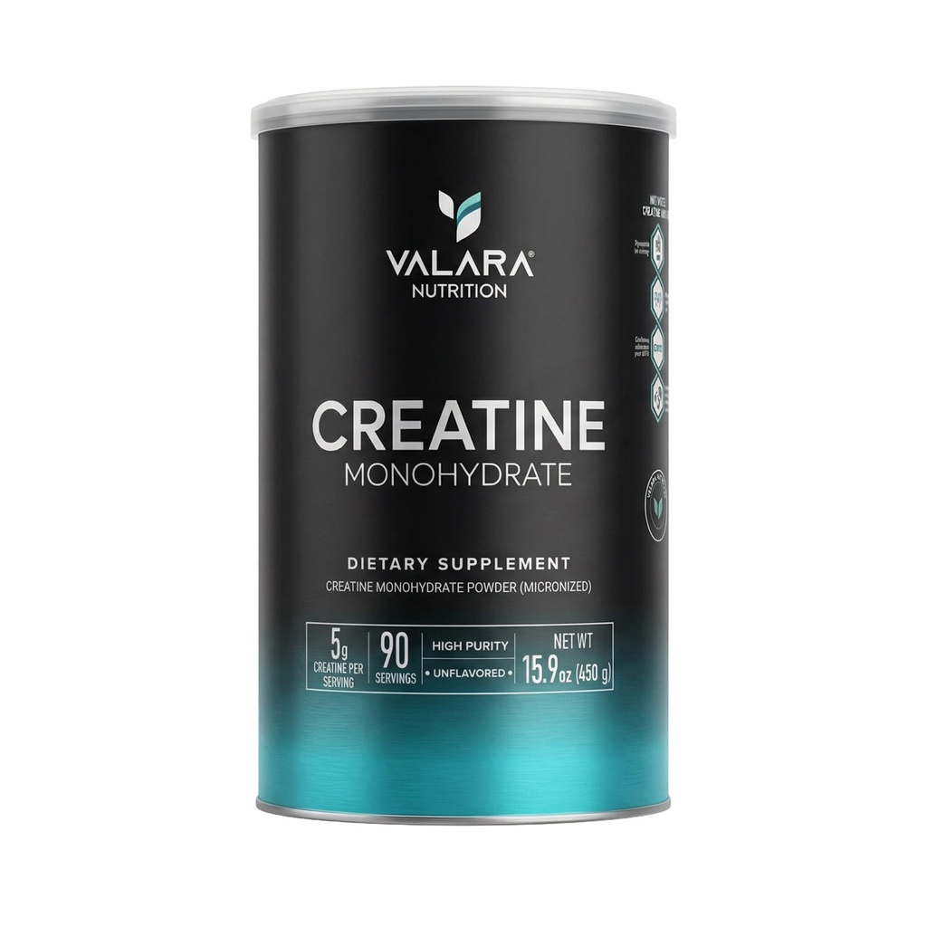 Creatine Monohydraat Micronized Powder 450g, 90 Servings, 5000mg Per Serv (5g) Unflavored, Vegan and Keto Friendly