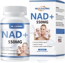 NAD supplement liposomaal voor vrouwen: NAD+ Supplement met Resveratrol 550MG Ondersteuning Cellular Reparatie Ondersteuning Energie en gezonde veroudering