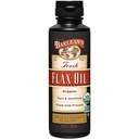 Barleans biologische Vlaszaadolie Vloeistof van vers koud geperste vlaszaad, 7,640mg ALA Omega 3 vetzuursupplement voor huid en haarverzorging, veganistisch en glutenvrij, 8 oz