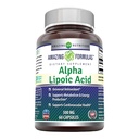 Verbazingwekkende formules Alpha Lipoïnezuur 300 mg Capsules Supplement 