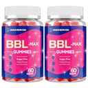 Booty Gummies voor vrouwen - BBL Gummies met Multivitaminen en Kruidenextracten - Perziksmaak - 120 Tel.