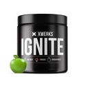 Xwerks Ignite Green Apple pré-entraînement en poudre, Keto pré-entraînement naturel pour les femmes et les hommes avec l'énergie explosive, mélange sans gluten pour l'endurance et l'endurance, 150mg caféine, 30 portions