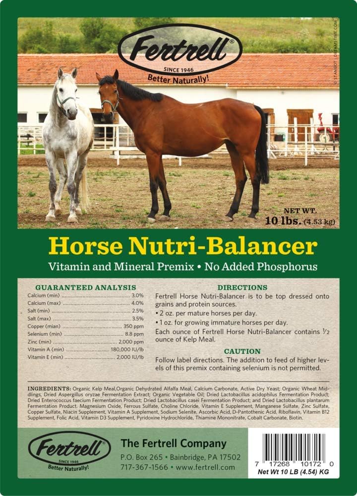 Cheval Nutribalanceur, 10 lb