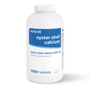 MAJOR Oyster Shell Calcium 500mg - Dagelijks Dieetsupplement voor bot gezondheid en gezamenlijke ondersteuning, minerale supplement voor mannen en vrouwen, Glutenvrije - 1000 tabletten (1 verpakking)