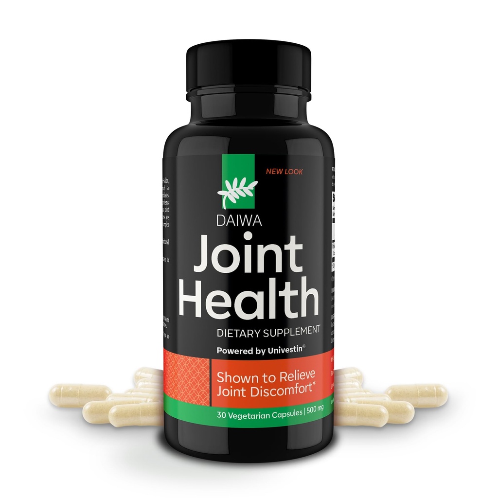 Daiwa Joint Health - Tendon en ligament Supplementen met Chinese Skullcap en Acacia Catechu - Traditionele plantaardige formule voor actieve levensstijlen - Niet-GMO, 30 Vegetarische Capsules
