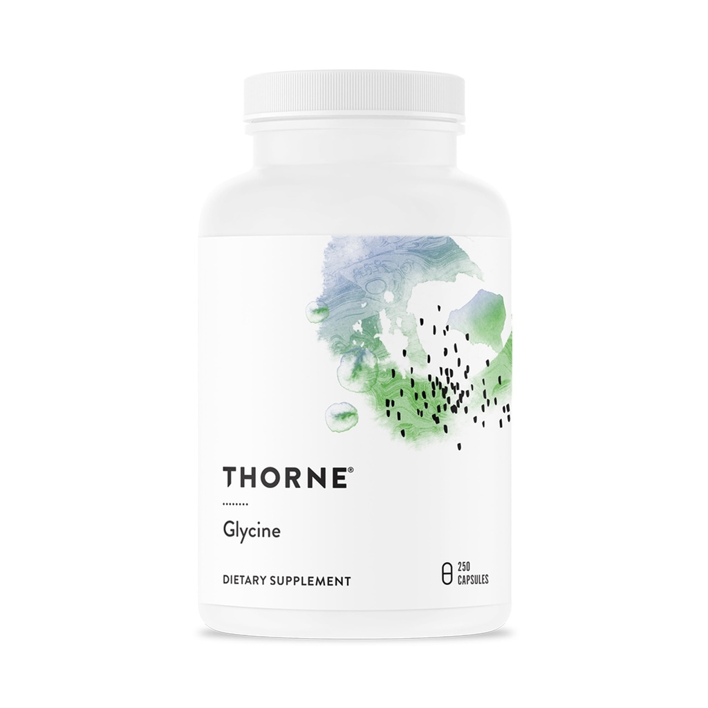 THORNE - Glycine - Support acide amino pour la relaxation, la désintoxication et la fonction musculaire* - 250 capsules