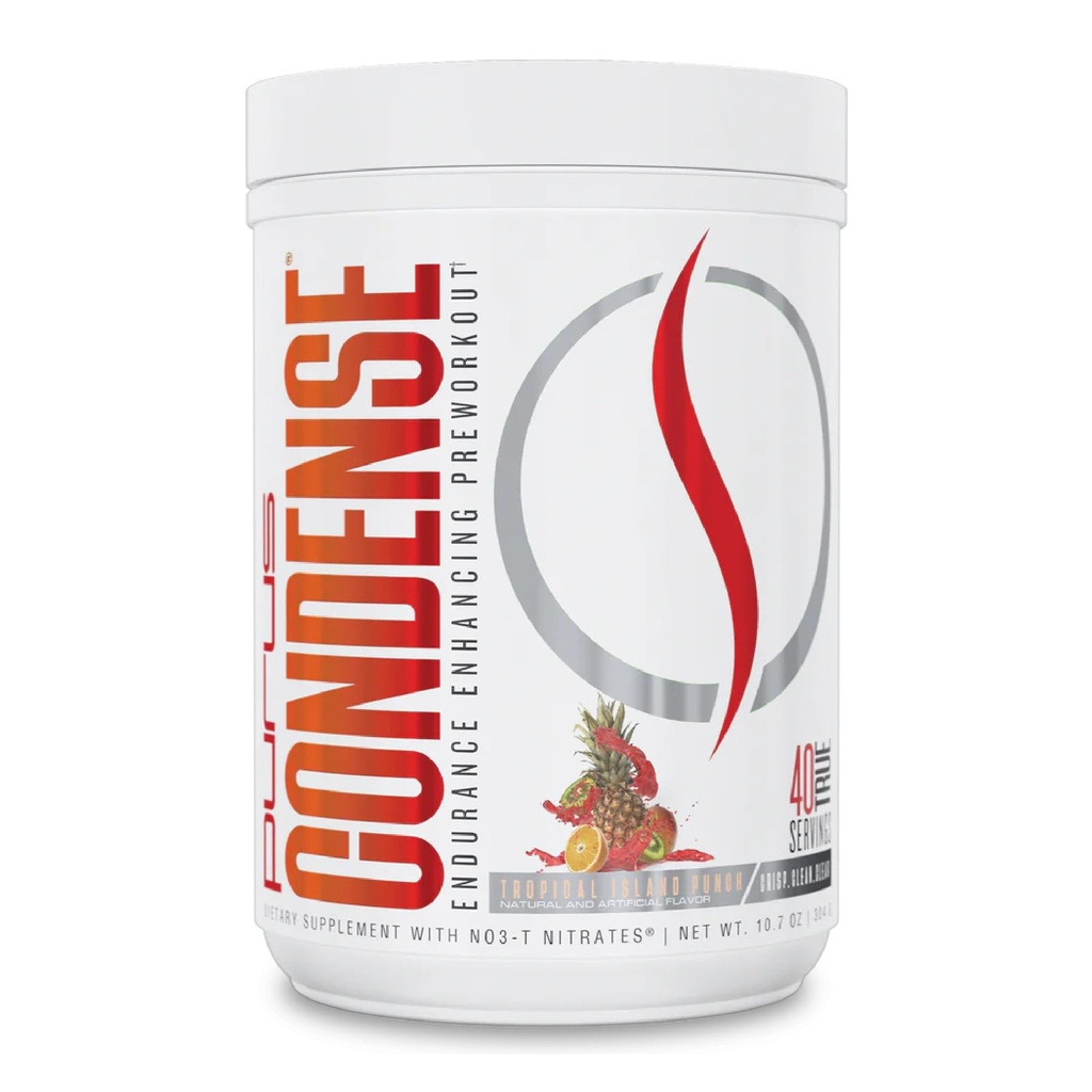 Purus Labs CONDENSE preworkout poeder, 40 porties (Tropical Island Punch)