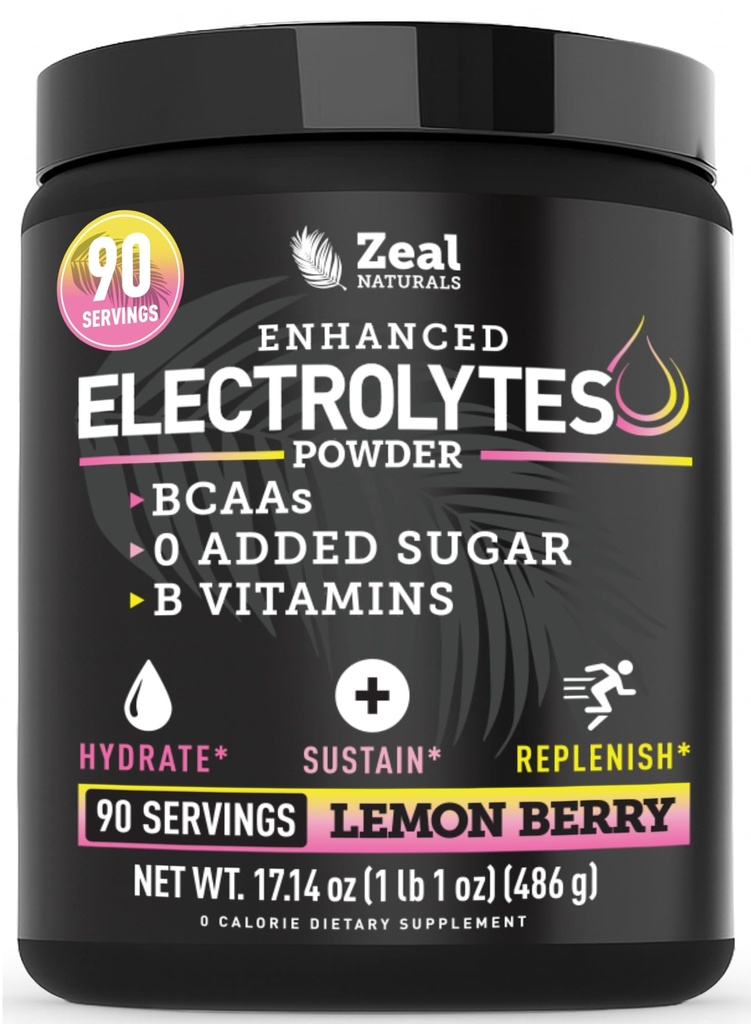 Zeal Electrolyte Powder - 90 Servings 