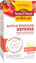 Nature Made Wellblends Actieve Immune Defense Fizzy Drink Mix, ResistAid, Vitamine C 500mg, Vitamine D 1000 IE, Zink en Elektrolyten Poeder, 14 Stick Packs